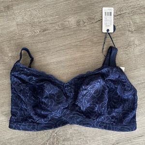 Fantasie Blue Full-Coverage Bra with Adjustable Straps